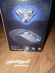  1 ماوس جيمنج S31 غير مستعمل
