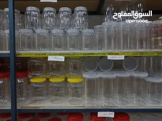  6 مرتبانات / مرطبانات بجميع الاحجام والاشكال / كاسات اكياس قصدير والاصناف بارخص الأسعار مقارنة بالجودة
