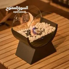  1 مدفأة ديكورية فاخرة للحدائق والمنازل   أضف لمسة من الفخامة والدفء إلى مساحتك مع هذه المدفأة الع