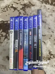  2 Pes2017 + resident evil 7/2 + spider man miles + Drive culpe + god of war + call of duty infinite