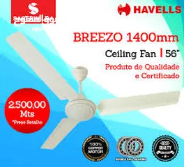  1 HAVELLS FAN BIG CLEARANCE SALE WITH 5 years WARRANTY...!!!! CALLL US NOWWWW