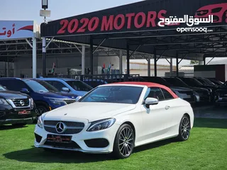  15 Mercedes C200 2018 GCC - Convertible