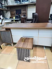  10 مكتب مدير 180سم مع طاولة وسط هدية توصيل مجاني داخل عمان متوفر عدة الوان حسب الطلب