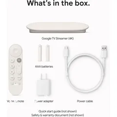  1 للبيع Google TV Streamer 4K  استخدام شهر مع جميع قطعته الاصليه