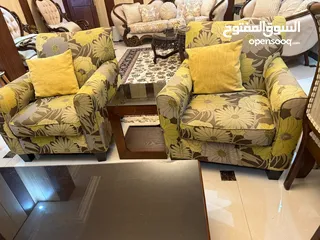  3 طقم كنب مستعمل اشلي