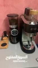  2 اله قهوه ومطحنه القهوه