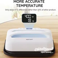  4 طابعة حرارية - بتطبع على كل شيء (كفرات،بلايز،احذيه،فيب..)