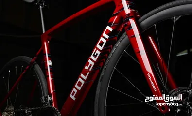  4 POLYGON Strattos S7D Bike (RED)دراجة بوليجون ستراتوس ديسك بريك لون أحمر