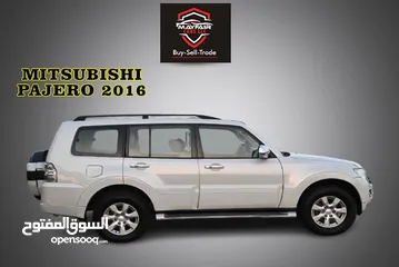  5 0% DP - ORIGNAL PAINT - MITSUBISHI PAJERO GLS 4WD 2016 - FIRST OWNER - FULL OPTION - GCC