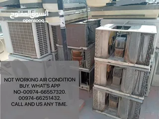  20 I buy SCARB AND DAMAGE AIR CONDITION. WINDOW TIPE AND SPLIT TIPE. working air CONDITION ALSO BUYING.