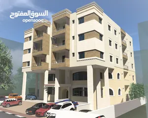  3 شقه للايجار  خلف ديوان السلايمة .