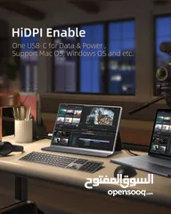  1 شاشة portable حجم 13 انش تدعم 4k و HDR10