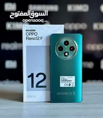  1 جديد بالكرتونة oppo Reno 12F رام 16 جيجا 256 مكفول سنة متوفر توصيل