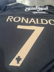  8 Ronaldo 7 Portugal Black Football Team Jersey men