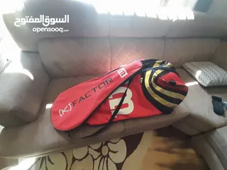  7 مضارب تنس ارضي جديده للبيع بحاله ممتازه جدا وماركات
