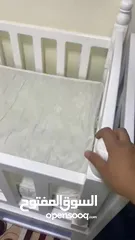  4 سرير اطفال شبه جديد  Baby bed