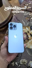  1 ايفون 13 pro لون ازرق نظيف فحص