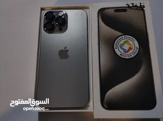  1 ايفون 15 برو ماكس 256 ماستر