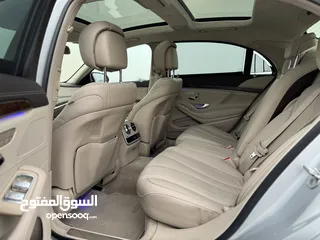  8 MERCEDES BENZ S400 2015 GCC FULL OPTION PERFECT CONDITION SINGLE OWNER LOW KM LIKE NEW