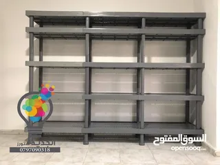  12 رفوف بلاستيك لتخزين المنتجات وعرضها لجميع المساحات المختلفة
