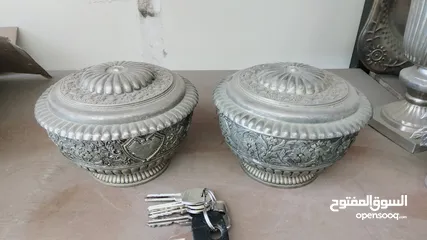  6 مجموعة قطع نحاسية انتيك
