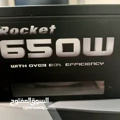  5 باور سبلاي650w rocket rgb