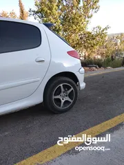  1 بيجو206 مرخصة جديد