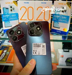  10 جهاز جديد بالكرتونة Spark 20 رام 16 جيجا 256 مكفول سنة متوفر توصيل
