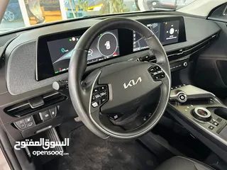  19 كيا EV6 وارد كوريا 2022 فحص كامل كرت ابيض ممشى 70 الف KM استخدام شخصي