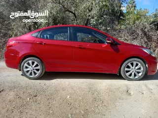  1 هيونداي اكسنت 2013 فتحة سقف محرك 1600  للبيع