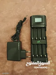  1 شاحن بطاريات قلم 8 حبات