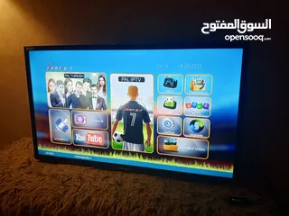  2 شاشة اي ڤيو حجم 40 انش بحالة ممتازة