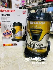  1 مكنسة شارب الاصلية بقوة 2400واط 22 لتر قوية جدا شفط ونفخ حرق سعر كفالة عام بأقل سعر بالمملكة