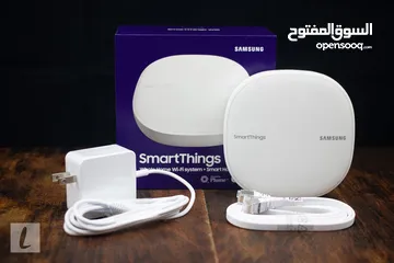  1 راوتر المنزل الذكي Samsung SmartThings Wifi Mesh Router and Smart Home Hub