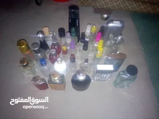  3 زجاجات عطر فارغه للبيع للي بركبو عطور وبيشنغلو فيهم