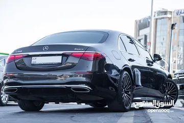  3 Mercedes S450 2022 Amg kit Mild hybrid 4matic    السيارة وارد الشركة و قطعت مسافة 64,000 كيلو
