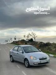  2 اكسنت بنزين 2008 اوتومات مطور 1400 فحص نظيف تأمين ترخيص لشهر 10 كاااش 31500 نص كاش ونص شيكات ع 34