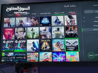  1 اكس بوكس سيريس اكس ويا ثنين جوستك و بطاريه