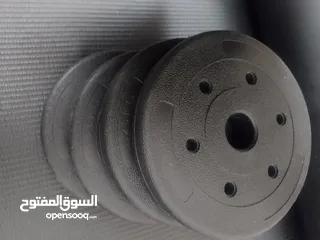  4 مجموعة أثقال 20 كيلوغرام للبيع