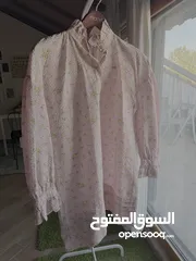  1 Pink floral Shirt Dress