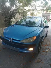  4 بيجو 206 2003 ماطور 1400 جير عادي