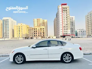 13 A Beautiful and Well Maintained INFINITI M35 WHITE 2008 GCC FULL OPTIONS