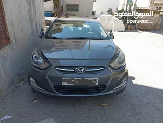  1 اكسنت ديزل اربعه غيار اوتوماتيك موديل 2012 بحاله ممتازه