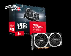  1 MSI RX 7600 MECH 2X OC
