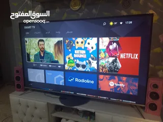  2 شاشة أي فيو حجم 65 انش فل سمارت رسيفر داخلي 4k