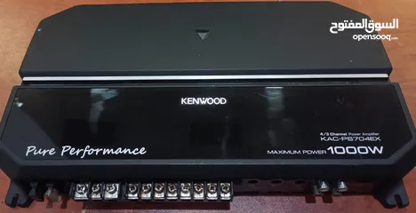  2 kenwood subwoofer and amplifier