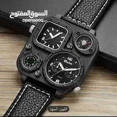  1 ساعات Oulm مناسبه لليد 3 عقارب + بوصله ماركه