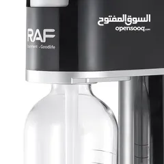  5 جهاز RAF لصنع الصودا والمياه الغازية تصميم انيق يوفر المال والوقت سعة 1 لتر 220 فولت سهل الاستخدام