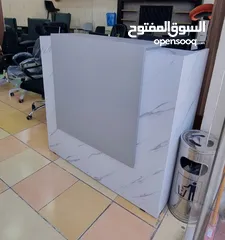  25 كاونتر استقبال قياس 160سم شامل التوصيل متوفر بعدة الوان وموديلات حسب الطلب