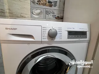  5 غسالة نوع شارب 7كيلو بحال ممتازة جدا